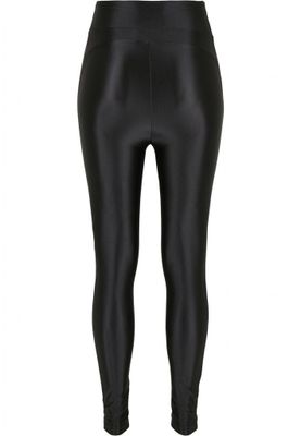 Metalic leggings with a high waist