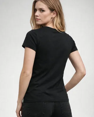 AC/DC - Back In Black Tour 1980 Girly Tee