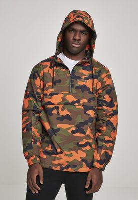 Camo Pull Over Windbreaker