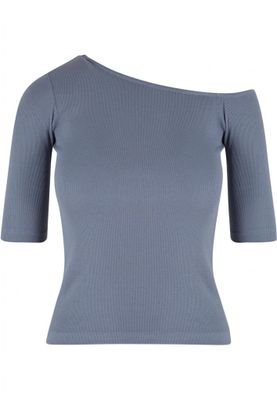 Ladies Organic Asymmetric Rib Tee