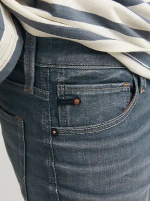 Modernt stentvättade slim fit jeans - GLENN