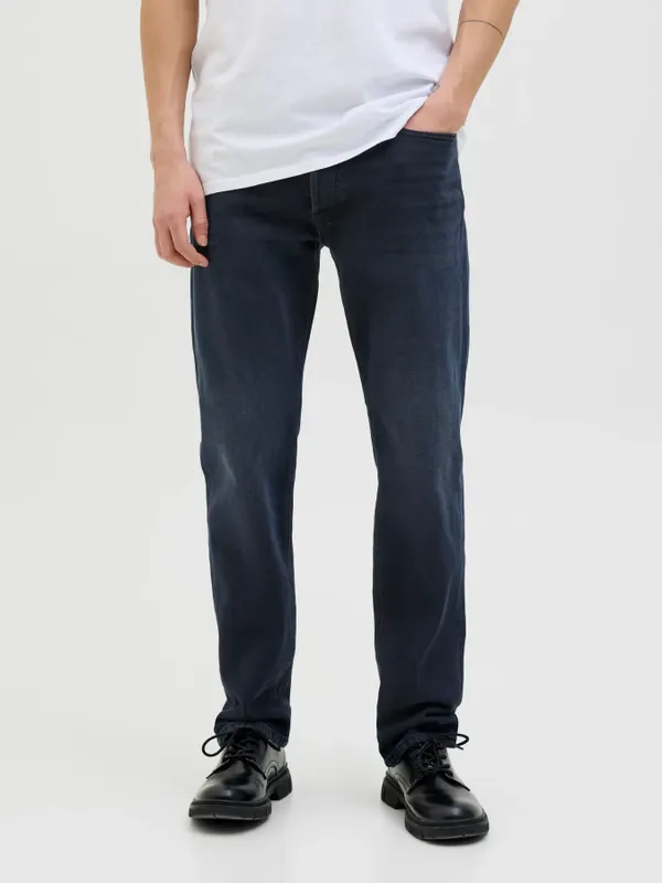 Jeans CLARK premium för herr regular – black denim