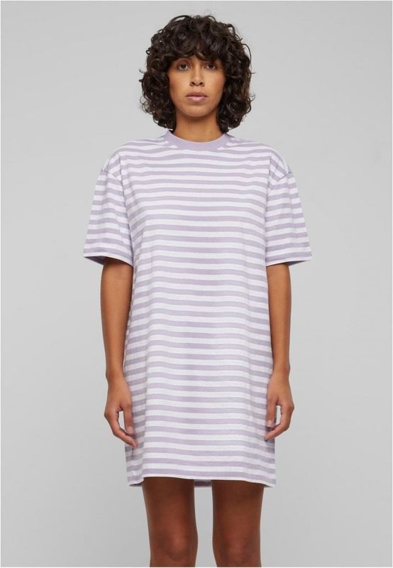 Women's striped oversize t-shirt dress