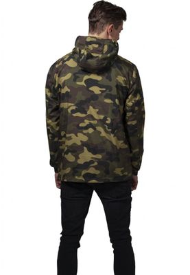 Camo Pull Over Windbreaker