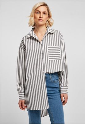 Ladies Oversized Stripe Shirt