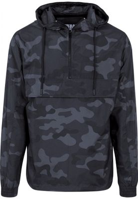 Camo Pull Over Windbreaker