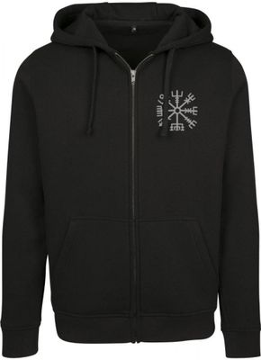 Gray Vegvisir zip hoodie men