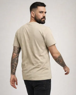 Castrol Motor Oil Racing T-shirt i khaki
