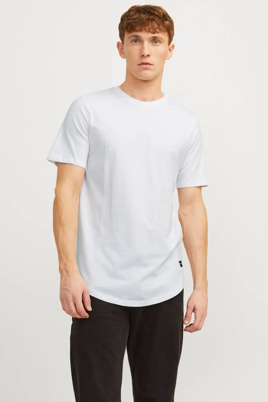 T-shirt med rundat avslut