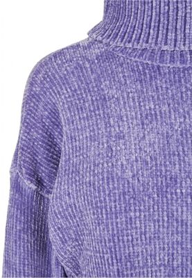 Polo shirt with large collar for women