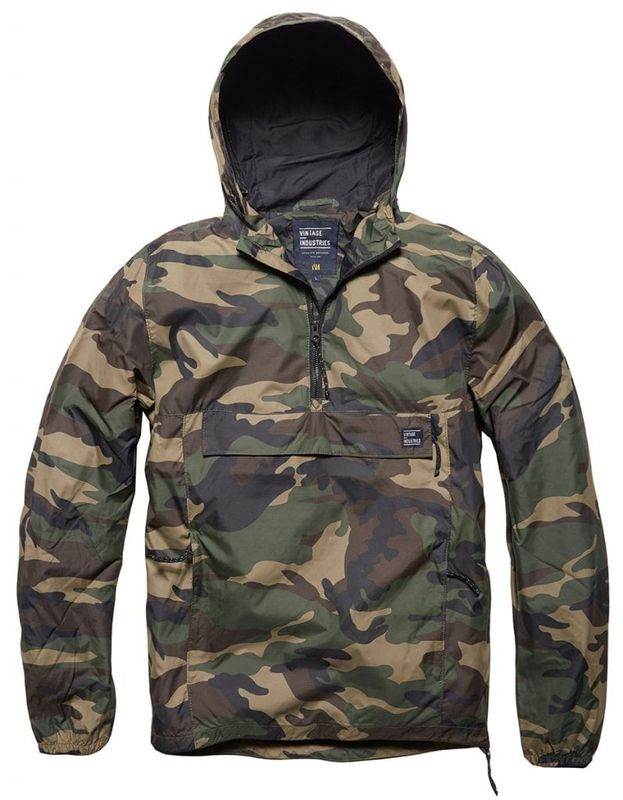 Grafton lightweight anorak camo