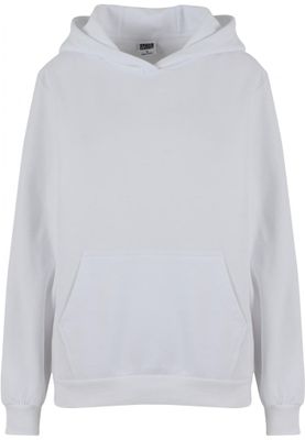 Ladies Loose Light Brushed Fleece Hoody