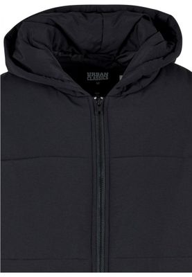 Hooded Block Puffer Jacket