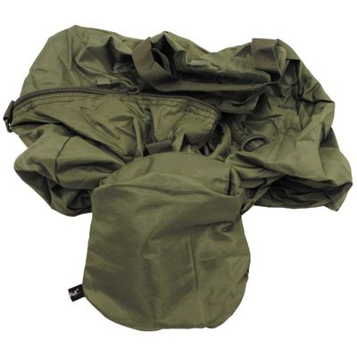Spacious bag foldable to pocket format