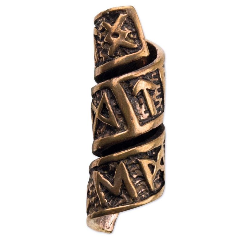 Twisted beard pearls with runes