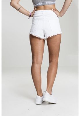 Jeans shorts with high waist