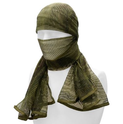 Commando net shawl scrim woodland camo