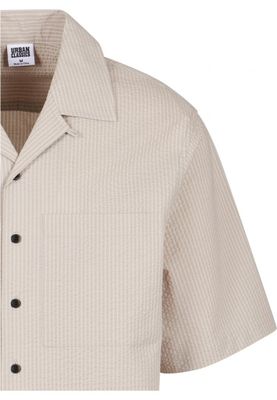 Relaxed Seersucker Short Sleeve Shirt