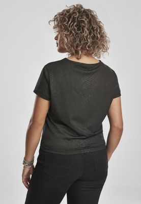 Short snake patterned top