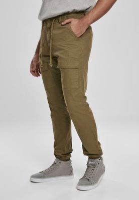 Cargo jogging pants with pocket olive