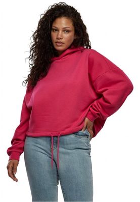 Kort oversized hoodie dam