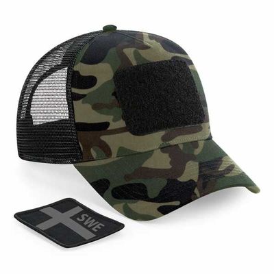 SWE gray flag trucker cap