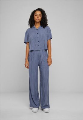 Women's wide pleated trousers