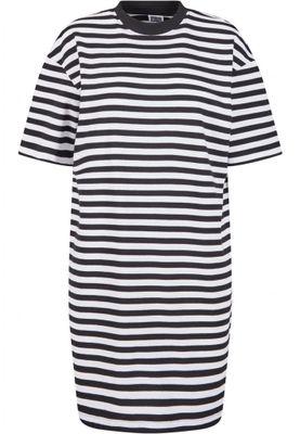 Women's striped oversize t-shirt dress