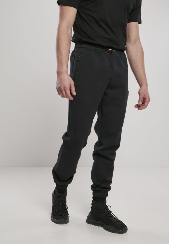Black sporty men's trousers