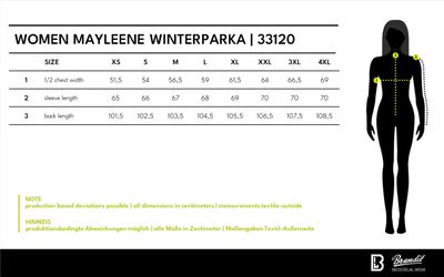 Women Mayleene Vinterparkas för dam – svart