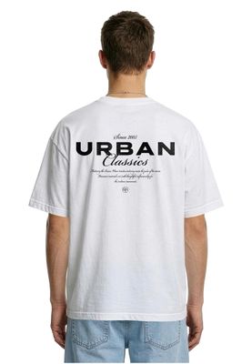 T-shirt för herr med logotyp bröst logotyp – vit