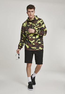 Camo Pull Over Windbreaker