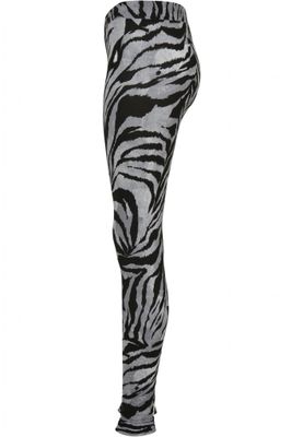 Black zebra leggings