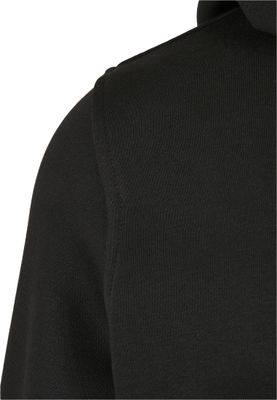 Basic Terry Zip Hoody Huvtröja för herr – svart