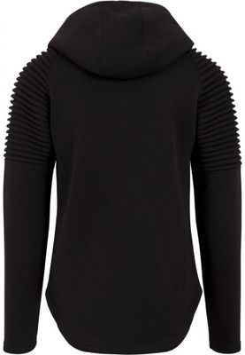 Pleated hoodie