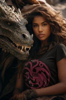 Targaryen - Fire & Blood Girly Tee