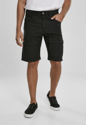 Black Performance Cargo Shorts