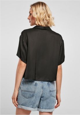 Ladies Viscose Satin Resort Shirt