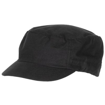 Army cap with elastic fit