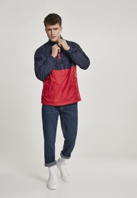 Pull over jacket with collar