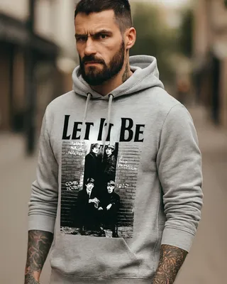 Beatles - Let It Be Epic Hoodie Mand