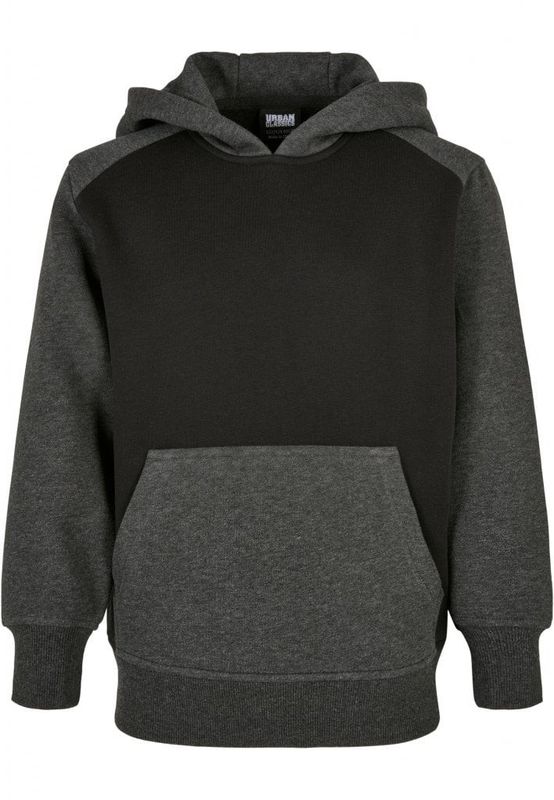 Boys 2-Tone Fake Raglan Hoody