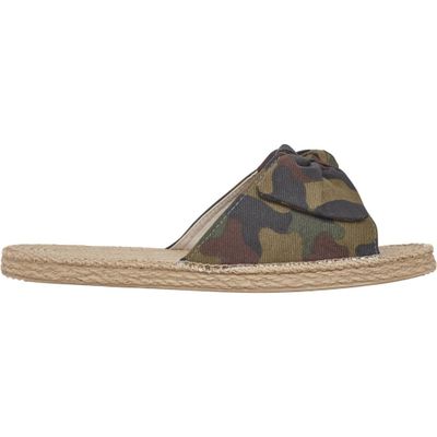 Camo canvas mules