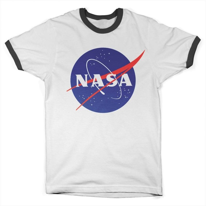 NASA logo ringer T-shirt