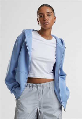 Ladies Fluffy Zip Hoody