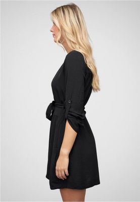 Black Turn-Up Dress