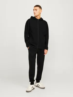 Svart slim fit joggingbyxa