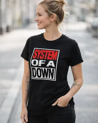 System Of A Down Logo Girly Tee