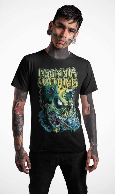 Pierced skull T-shirt