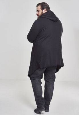Lang cardigan med hætte mænd